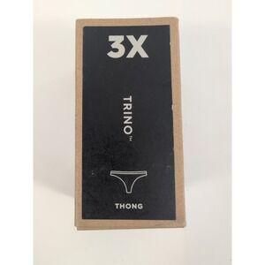 Allbirds Trino Thong Underwear Size 3X - Raincloud Merino Wool Blend NEW